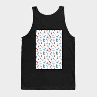 Watercolor Chess Pieces Tank Top